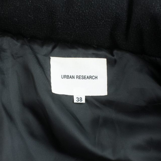 URBAN RESEARCH(アーバンリサーチ)のアーバンリサーチ ダウンジャケット フード付き チンストラップ ウール 38 M メンズのジャケット/アウター(ダウンジャケット)の商品写真
