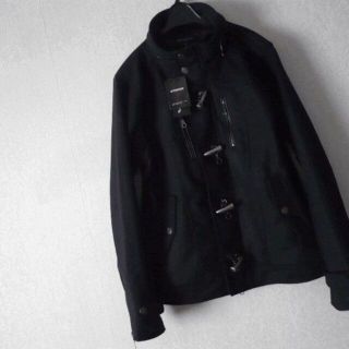 セール半額以下★送料込★トグルバックルウールジャケット黒(その他)