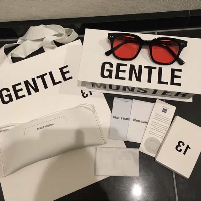 GENTLE MONSTER ジェントルモンスター サングラス レッドメンズ