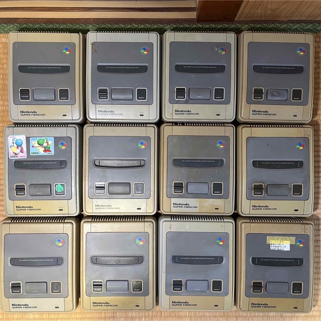完全ジャンク】スーパーファミコン 12台セット SFC 本体のみ スーファミ スーパーファミコン ジャンク セット