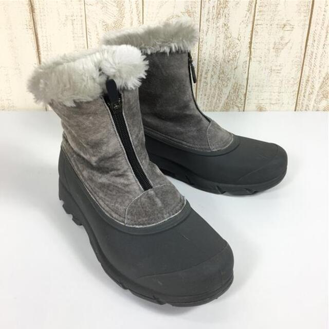 WOMENs 26.0cm  ソレル スノーエンジェル ジップ ウィンターシューズ スノーブーツ SOREL NL1840 グレー系