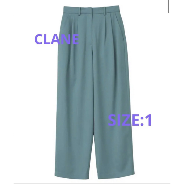 【CLANE】ベーシックタックパンツ