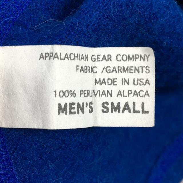 MENs S  アパラチアンギアカンパニー アルパカ フリース フーディ All-Paca Fleece Hoodie アメリカ製 パーカー 入手困難 Appalachian Gear Company ブルー系