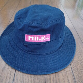 ミルクフェド(MILKFED.)のミルクフェド ニューハッタン  ロゴ 帽子 ハット(ハット)