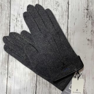 LANVIN En Bleu ランバン オン ブルー ニット×ファーグローブ