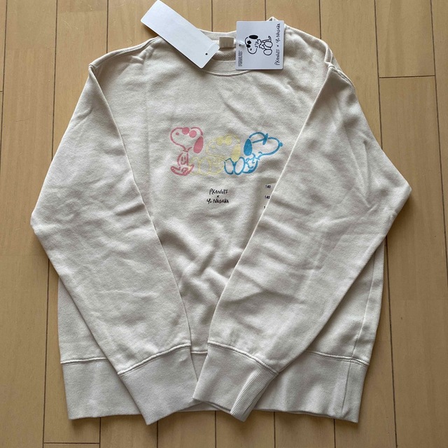 UNIQLO(ユニクロ)のユニクロ KIDS ピーナッツ × 長場雄 スウェットシャツ 140 キッズ/ベビー/マタニティのキッズ服女の子用(90cm~)(その他)の商品写真