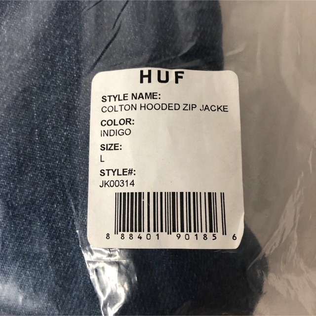 L　ハフ　HUF デニム　ボア　ジャケット　パーカー　フーディー　ステューシー メンズのジャケット/アウター(ブルゾン)の商品写真