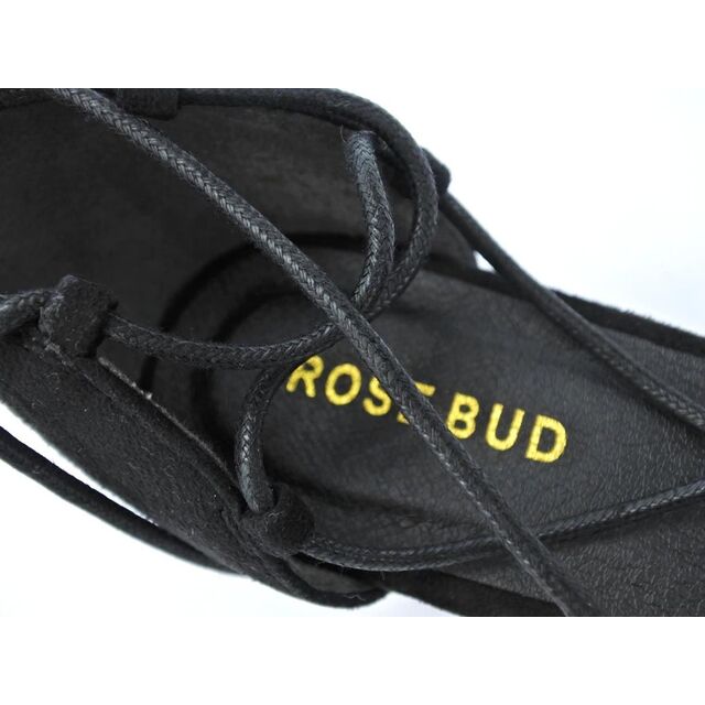 ROSE BUD(ローズバッド)の美品 ROSE BUD ローズバッド レースアップ パンプス size39（24.5cm位）/黒 ■◇ レディース レディースの靴/シューズ(ハイヒール/パンプス)の商品写真