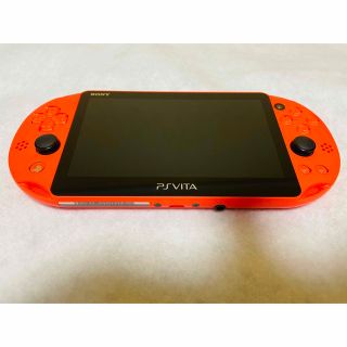 プレイステーションヴィータ(PlayStation Vita)のPSVita PCH-2000 ZA24 本体 ネオンオレンジ 動作良好(家庭用ゲーム機本体)