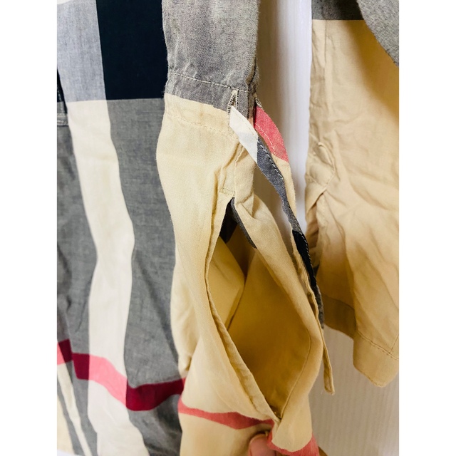 BURBERRY(バーバリー)のBurberry シャツワンピ　128cm キッズ/ベビー/マタニティのキッズ服女の子用(90cm~)(ワンピース)の商品写真