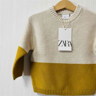 ザラキッズ(ZARA KIDS)のsakiさま専用【ZARA】新品 ニット　トレーナー　86サイズ(ニット)