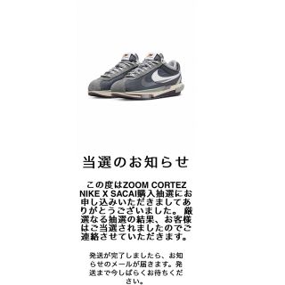 サカイ(sacai)のsacai NIKE ZOOM CORTEZ   27.5 us9.5 サカイ (スニーカー)