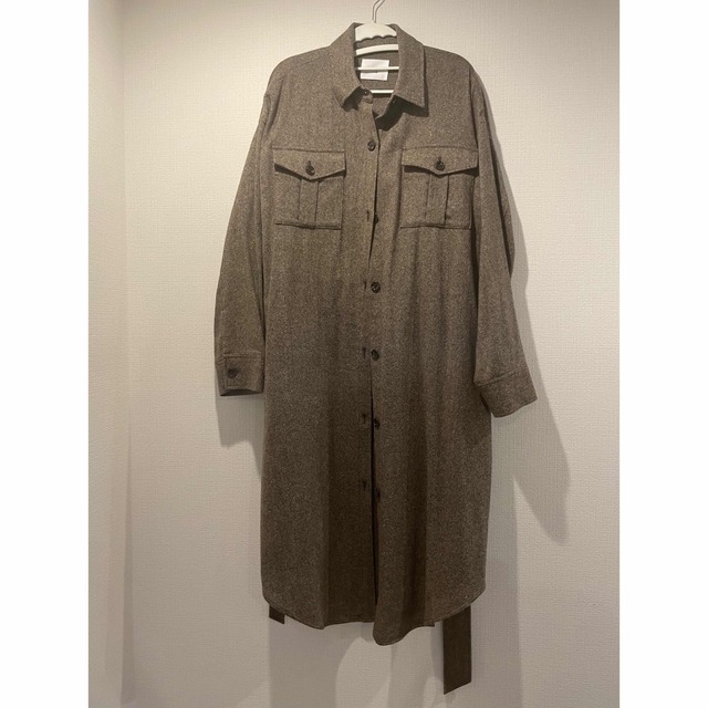 ロングコートAmeri Vintage ECO WOOL LONG SHIRT COAT