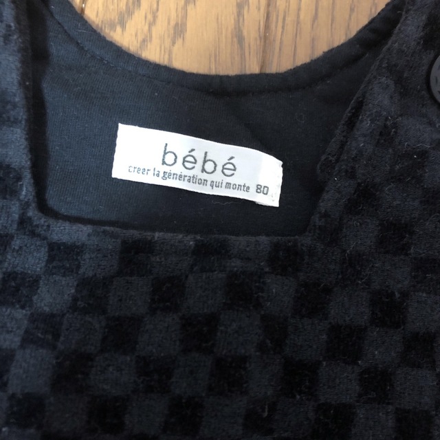BeBe(ベベ)のBEBE ワンピース　80cm キッズ/ベビー/マタニティのキッズ服女の子用(90cm~)(ワンピース)の商品写真