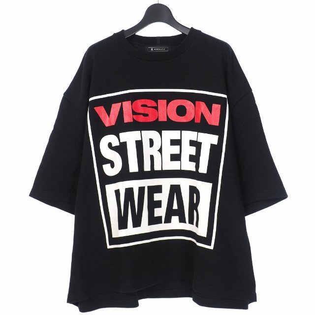 ビジョン ストリート ウェア × アンリアレージ ロゴプリント Tシャツ