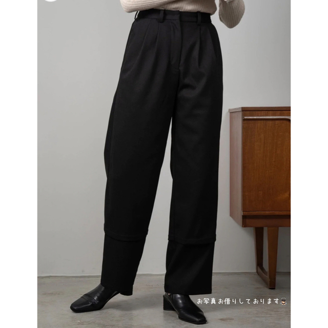 Amiur ❤︎ basic tuck switching pants ❤︎ レディースのパンツ(その他)の商品写真