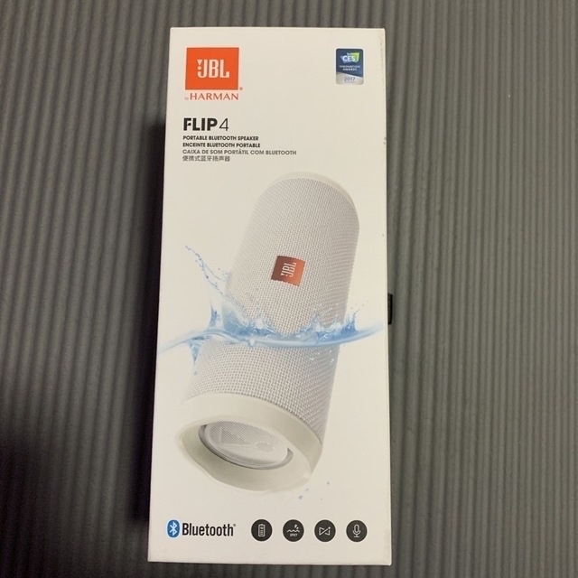 JBL FLIP4 WHITE Bluetoothスピーカー防水