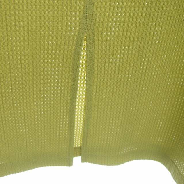 Stola. - ストラ タイトスカート ロング 編み柄カット 36 黄緑 Stola. - ストラ タイトスカート ロング 編み柄カット 36 黄緑