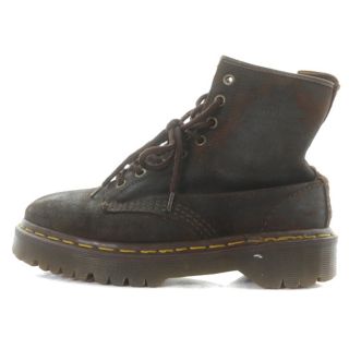 ドクターマーチン(Dr.Martens)のドクターマーチン 英国製 ワークブーツ スエード 8ホール 5 24cm 茶色(ブーツ)