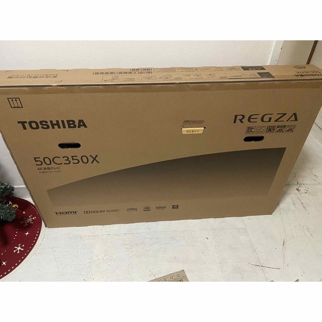 東芝(トウシバ)のnaon様　☆送料込み☆ TOSHIBA  REGZA  50C350X  スマホ/家電/カメラのテレビ/映像機器(テレビ)の商品写真