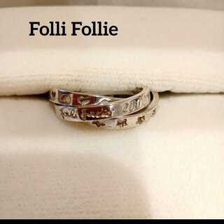 Folli Follie - フォリフォリ　ミレニアム3連リング　シルバー