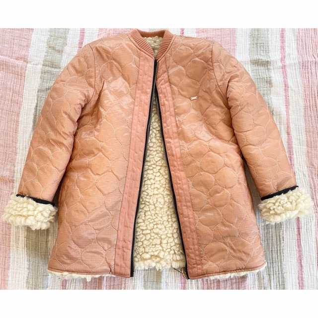 紫③ 新品 Scotch Soda キルティング ボア コート キッズ - 通販 - motelparati.com.br