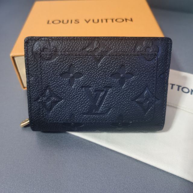 LOUIS VUITTON ルイヴィトン ポルトフォイユ・クレア ネイビー-