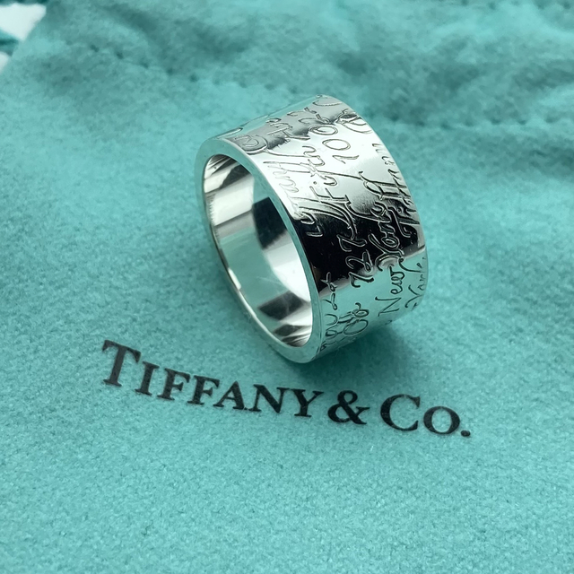 Tiffany&Co. ティファニー ノーツ ナロー ワイドリング SV925