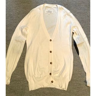 マルタンマルジェラ(Maison Martin Margiela)のマルタンマルジェラ　カーディガン　白　Martin Margiela(カーディガン)