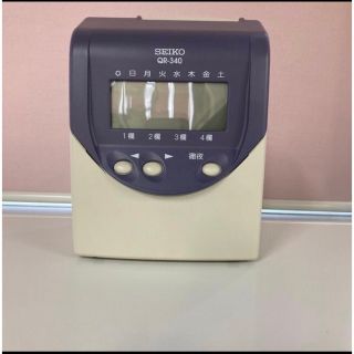 SEIKO - セイコーソリューションズ タイムカード タイムレコーダー QR