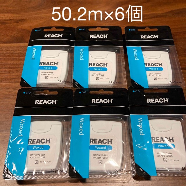 Johnson's(ジョンソン)の【新品•未使用】デンタルフロス REACH  リーチ 6個セット コスメ/美容のオーラルケア(歯ブラシ/デンタルフロス)の商品写真