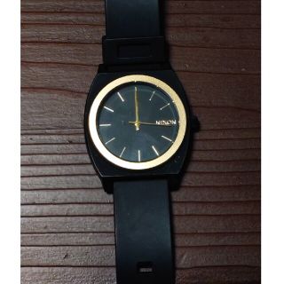 ニクソン(NIXON)のNIXON THE TIME TELLER P BLACK/GOLD(腕時計(アナログ))