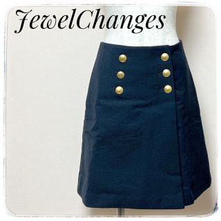 ジュエルチェンジズ(Jewel Changes)のJewelChangesジュエルチェンジズ✨スカート台形スカートネイビーS(ミニスカート)