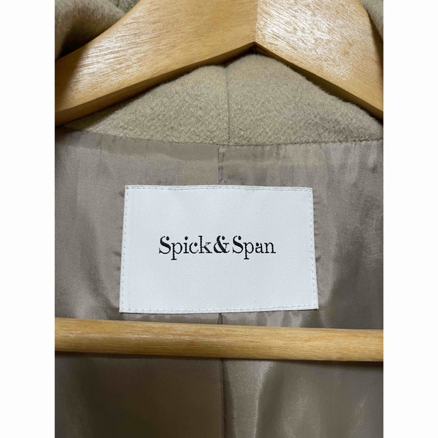 Spick & Span(スピックアンドスパン)のスピック&スパン Spick&Span コート フーディー フード 38  レディースのジャケット/アウター(ロングコート)の商品写真