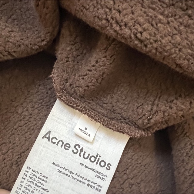 Acne Studios(アクネストゥディオズ)の【早い者勝ち!】acne studious 22ss刺繍スウェット サークルロゴ メンズのトップス(スウェット)の商品写真