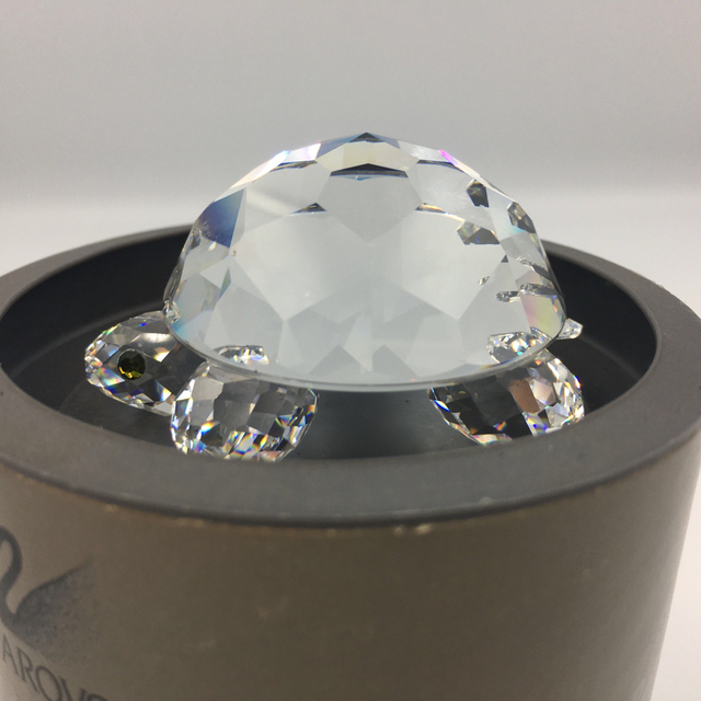 SWAROVSKI - スワロフスキー フィギュリン 亀 置物 SWAROVSKI 管 SWAROVSKI - スワロフスキー フィギュリン 亀 置物 SWAROVSKI 管