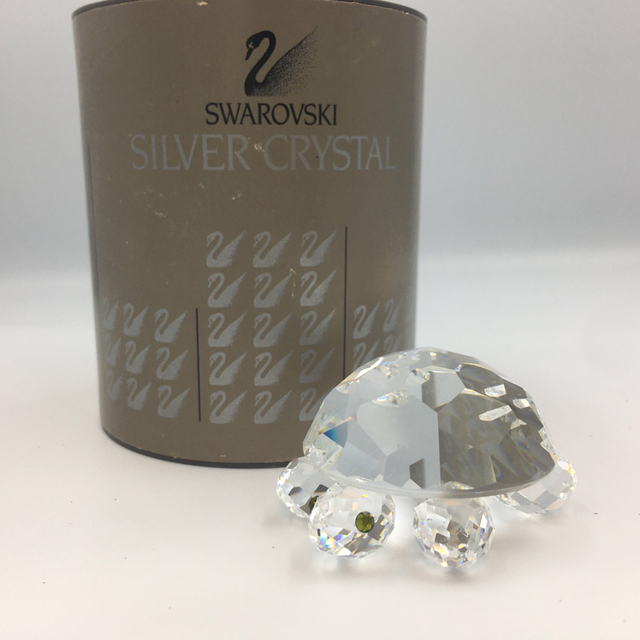 SWAROVSKI - スワロフスキー フィギュリン 亀 置物 SWAROVSKI 管 SWAROVSKI - スワロフスキー フィギュリン 亀 置物 SWAROVSKI 管