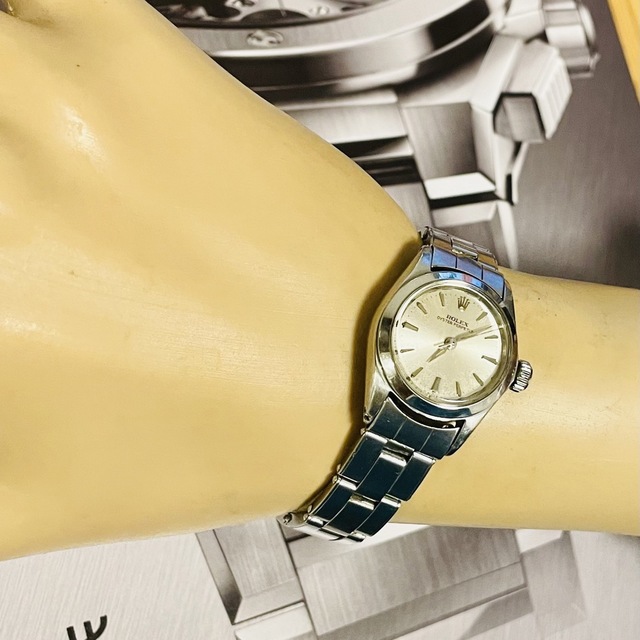 ROLEX(ロレックス)のRolex ロレックス レディース オイスター 自動巻き SS  リベットバンド レディースのファッション小物(腕時計)の商品写真