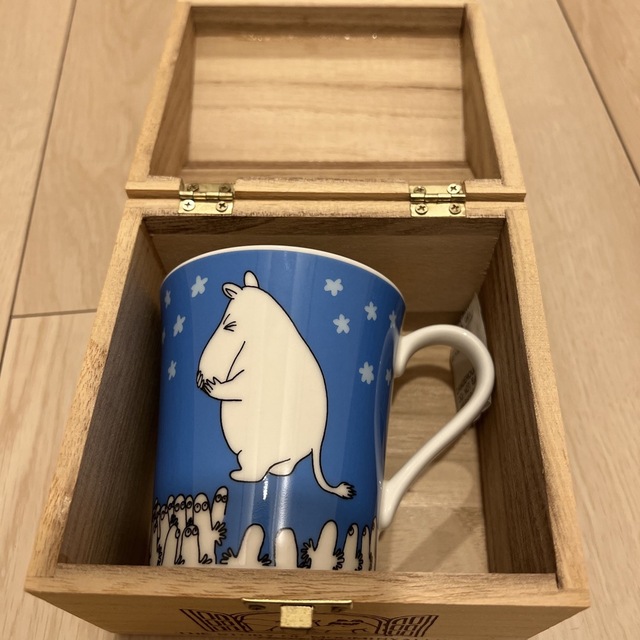 MOOMIN(ムーミン)のムーミン　木箱入りマグ インテリア/住まい/日用品のキッチン/食器(食器)の商品写真