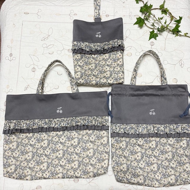 人気ランキングショップ ハンドメイド レッスンバッグ 体操着袋 靴袋 3