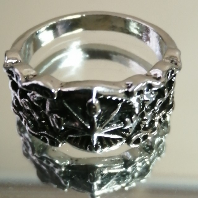 【SALE】リング メンズ シルバー コンパス 時計 銀色 指輪 23号 レディースのアクセサリー(リング(指輪))の商品写真