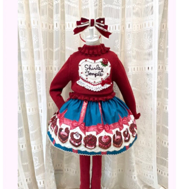 シャーリーテンプル????ケーキニットプルオーバー 120キッズ服女の子用(90cm~)