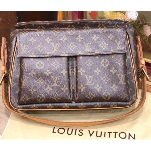 良質 VUITTON LOUIS - ヴィバシテ 廃盤 ショルダーバッグ モノグラム ...