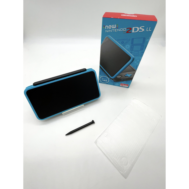 上品なスタイル Newニンテンドー2DS LL ブラック×ターコイズ
