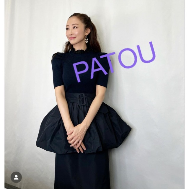 極美品♡patou バルーンスカート　ブラック