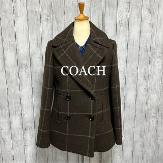 コーチ(COACH)の美品！COACH ピーコート！(ピーコート)