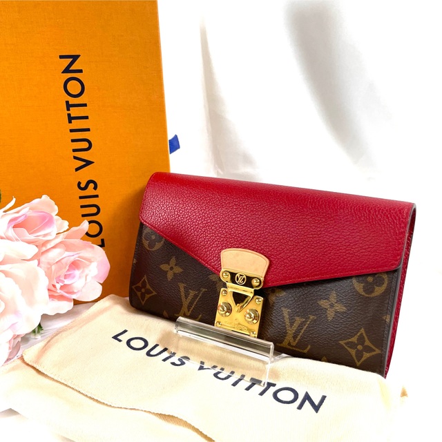 LOUIS VUITTON - 超美品 ルイヴィトン LouisVuitton ポルトフォイユパラス 赤 長財布