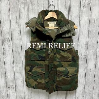 レミレリーフ(REMI RELIEF)のREMI RELIEF迷彩ダウンベスト！(ダウンベスト)