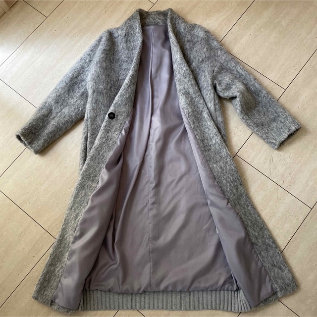 ウールロングコート レディースのジャケット/アウター(ロングコート)の商品写真