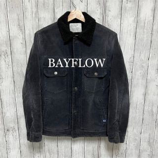 ベイフロー(BAYFLOW)の美品！BAYFLOW ヴィンテージ加工コーデュロイボアジャケット！(Gジャン/デニムジャケット)